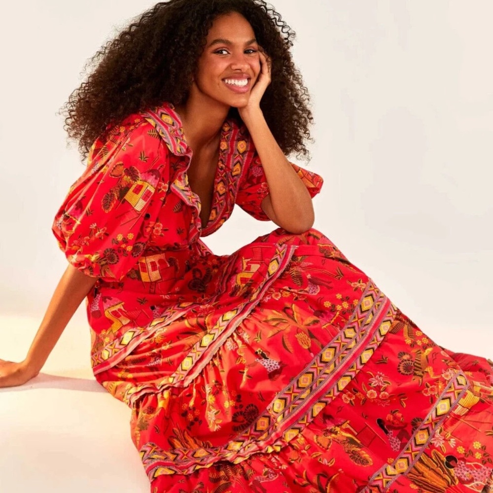 FARM Rio Secret Garden Maxi Dress - Picture 3 of 6